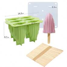 قالب آيس كريم حلزوني ب- 6 تجاويف، قالب مصاصات DIY، حامل مصاصات، صينية مكعبات الثلج، إكسسوارات صنع الثلج، ضروري لعطلة الصيف والشاطئ - متعدد الألوان - مشاهدة 10