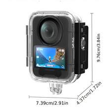 Vỏ bảo vệ tàng hình cho camera Osmo 360, vỏ bảo vệ lặn dưới nước 45m/148ft, tương thích với các phụ kiện Osmo 360 - Xem 3
