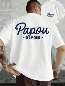 1 Stück, Herren-T-Shirts, Sommer-T-Shirts, Herren-Sommer-Outfits, Sommer-T-Shirts, Herren-Sommer-Outfits. Oberteiletops - Weiss - Übersicht 1