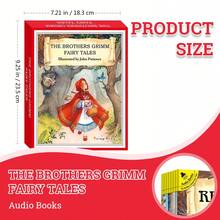 1 Box Set Of 8 Children's English Grimm's Fairy Tale Story Books, Ideal Gift Choice With 8 Different Classic Fairy Tale Story Books - Multicolor - View 4