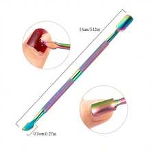 ART LALIC 2-In-1 Stainless Steel Nail Cuticle Pusher Dead Skin Remover, Foot And Hand Manicure Nail Care Cleaning Tool - Multicolor - View 8