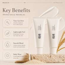 2pcs Rice Raw Pulp Separating Lotion, Pre-Makeup Cream, Bare Skin Cream, BB Cream, CC Cream, Pore Concealment, Natural Skin Tone Enhancement, Suitable For Face And Body, Applicable For Daily Use And Travel.For Gift - Light Beige - View 6
