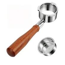51mm Stainless Steel Bottomless Espresso Portafilter With 4mm Thick 3 Ears Replacement Accessory Fit CASABREWS CM5418 3700 Series, Gevi, Yabano Coffee Makers, Exclude All Models - Mocha Brown - View 8