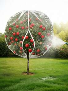 Extra Large Zippered Drawstring Fruit Tree Protection Bag, Breathable Gardening Fruit Protective Net Bag, Reusable Bird And Insect Proof Fruit Protection Cover, Durable Plant Fruit Isolation Cover, Outdoor Orchard Planting Protection Net Bag, Essential Fruit Protection Cover For Gardening Enthusiasts, Multi-Functional Fruit Wrapping Storage Bag, Compatible With Apples, Peaches, Oranges, Grapes, Cherries, Mangoes, Farm, Yard, Patio, Garden Planting Supplies, Fruit Isolation Bag, Tightening Fruit Protection Cover For Home And Fruit Farmers - Multicolor - View 3