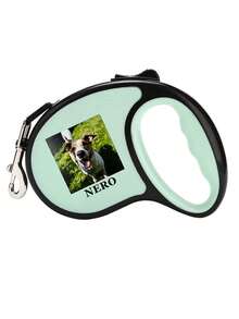 Customizable Retractable Dog Leash With Personalized Name And Photo, Customized Pet Gift, Personalized Dog Walking Accessory, Durable ABS Material, Anti-Tangle, Suitable For Small Dogs, Medium Dogs And Cats, Bright Colors, Customized Personalized Gift For Pet Lovers - Multicolor - View 19