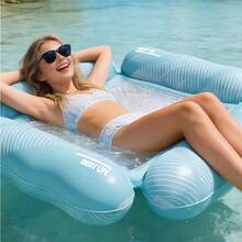 Adult Inflatable Pool Floats - Pool Floats, Lounge Chairs, Floating Rafts, Floating Chairs, Suitable For Swimming Pools, Lakes, Leisure Floating, Ideal For Adult Beach Pool Party Entertainment Props - Multicolor - View 1