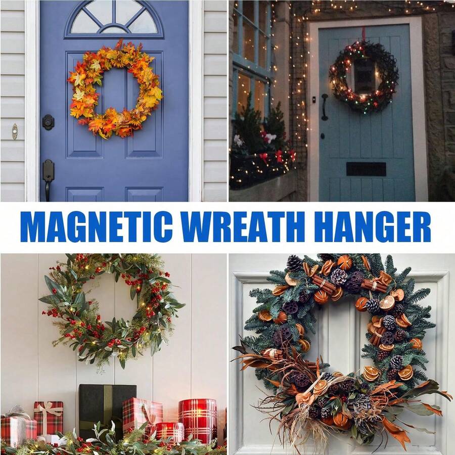 Neodymium Iron Boron Strong Magnetic Hook, Heavy Duty Powerful Hanging Hooks For Door Kitchen Refrigerator, Seamless Storage Organizer, Space Saving No-Drill Magnet Hooks For Home, RV, Office, Perfect Mother's Day Gift For Mom, Dad, Husband - View 1
