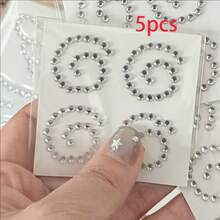 Angel Wings Crystal Stickers, Acrylic DIY Decorations, Self-Adhesive Gem Fish-Shaped Cake Glitter Rhinestone Stickers, Stationery Stickers, Scrapbooking Supplies, Birthday Gift - Wing - View 17
