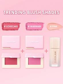 SHEGLAM [3Pcs] Transition Blush Bundle Set Brand Beauty Cosmetic Makeup For Women And Girls - Love Cake+Wannabe+Pink - View 2