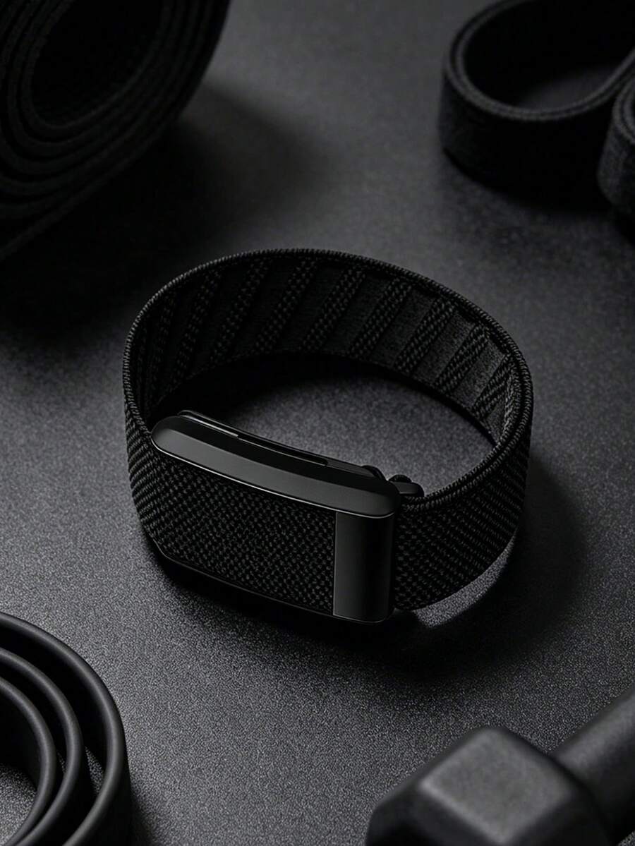 4.0 Ultra Soft & Fine Knit Luxury Wristband Accessory, Suitable For 4.0 Series, Comfortable & Fashionable For All-Day Wear - Black - View 1