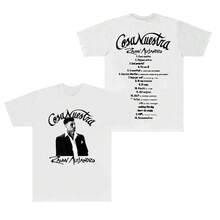 Rauw Alejandro Cosa Nuestra 2026 T-Shirts, T-Shirt With The Song List, Cosplay, Fashion For Men And Women, Short-Sleeve T-Shirt - Color 2 - View 2