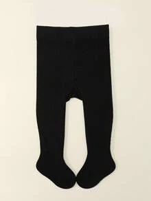 3pcs Kids Solid Color Simple Style Leggings, Suitable For Daily Wear - Multicolor - View 7