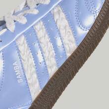 Adidas Samba JP Classic 情人節限定版 亮面皮革運動鞋 訓練鞋 KJ7302 - 藍色 - 查看 2