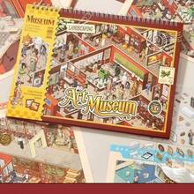 「Art Museum 4.0」3D場景貼紙組：10張PET透明貼紙與5張白色卡紙背景場景，復古風迷你3D拼貼貼紙，適合手帳剪貼簿，震撼沉浸式紓壓DIY迷你房間場景素材 - 多款式 - 查看 5