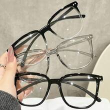 3pcs Square Flat Lens Glasses Set, Unisex, Suitable For Back To School, Daily Wear And Watching TV - Multicolor - View 2
