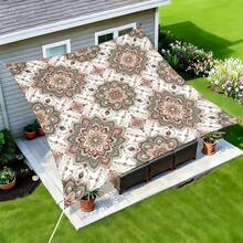 1pc Mandala Geometric Print Square Sun Shade Sail, Suitable For Yard, Pool, Villa Courtyard, Outdoor Leisure Area, Outdoor Sun Shade Sail, Beach Umbrella, Outdoor Sun Shade Cloth, Beach Canopy, Beach Tent, Patio Sun Shade, Outdoor Gazebo, Gazebo - Bohemia C - View 42
