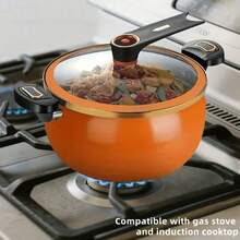 7L Soup Pot - Multi Functional Stock Pot With Dual Handles, Large Capacity Thickened Cast Iron, Compatible With Induction And Gas Stoves, Perfect For Soups, Stews, Versatile Cookware - View 6