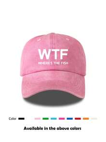 1 pieza Gorra de béisbol unisex de unicolor desgastada, visera deportiva vintage lavada, transpirable, adecuada para salidas diarias, pesca, viajes al aire libre - Multicolor - Ver 28