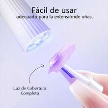 USB LED Hand Nail Lamp – Fast Drying, Portable And Precise - White - View 4
