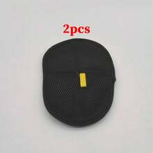 1/2 piezas Guantes gruesos para eliminar pelo de mascotas con función de cepillo incorporada, reutilizables y eficientes para eliminar pelo. Adecuados para el hogar, la cocina y el jardín, limpian fácilmente el sofá, la alfombra, los asientos del coche y otros pelos de mascotas. - multicolor - Ver 12