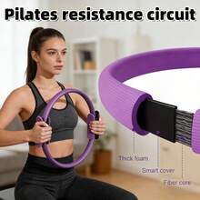 1 buah Cincin Resistensi Yoga Multifungsi, Peregang Punggung Pilates, Peralatan Kebugaran Serbaguna, Cocok untuk Otot Inti, Lengan, Kaki dan Punggung, Aksesori Latihan, Hadiah yang Dipersonalisasi, Hadiah Kebugaran - MultiWarna - View 9