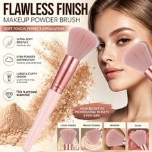 Set Kuas Makeup 7/8/9/10/11/12/13pcs, Kuas Blending Eyeshadow Rambut Sintetis Premium, Alat Kosmetik - Baby Pink - View 5