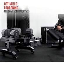 Adjustable Dumbbell Storage Rack With Wheels, Compact Full Weight Stand For Dumbbells Plates And Barbells, Heavy Duty Steel All In One Strength Training Equipment Organizer Holder For Home Gym, White - Matte Black - View 4