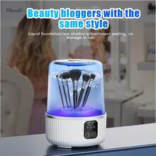 Travel Mini Washer Rechargeable 4000mAh, USB Portable Laundry Machine With 3 Timed Modes, Compact Turbine Cleaner For Underwear Socks Delicates, White, Ideal For Camping RV Apartment, Lightweight & Powerful - X8MINI-xYJ-wHITE - View 6