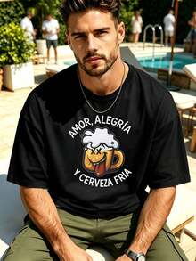 Men T-Shirts - Black - View 3