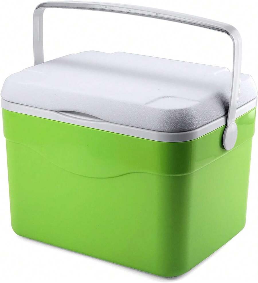 Hielera Portátil de 16 litros (17 QT) | Capacidad 22 para Latas | Enfriador | Enfriador Resistente y Liviano | Hielo - Beis - Ver 1