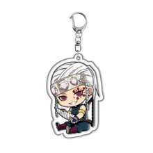 KIMETSU NO YAIBA 1 Set 8pcs Double Layer Acrylic Keychain Pendant, Doll Series Clear And Cute Pattern, Acrylic Surface With Protective Film, High Quality, Suitable As Pendant, Multiple Styles Available - Multicolor - View 37