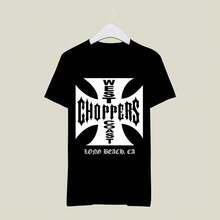 West Coast Choppers Iron Cross - Playera Negra Para Hombre - 黑色 - 查看 3