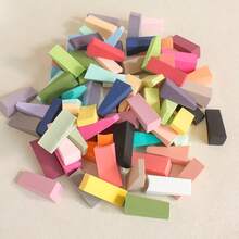 120/80/60/40/20pcs Triangle Makeup Sponge Wedges, Suitable For Blending Liquid Foundation, Cream And Powder Makeup, Concealer, BB Cream, Blush; Also For Nail Art, Crafting, Painting And Travel - Multicolor - View 6