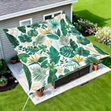 1pc Mandala Geometric Print Square Sun Shade Sail, Suitable For Yard, Pool, Villa Courtyard, Outdoor Leisure Area, Outdoor Sun Shade Sail, Beach Umbrella, Outdoor Sun Shade Cloth, Beach Canopy, Beach Tent, Patio Sun Shade, Outdoor Gazebo, Gazebo - Bohemia C - View 27