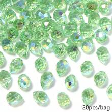 20 piezas de cuentas de vidrio facetado brillante con forma de lágrima de fresa de 8x11mm en colores vibrantes, se pueden usar como decoración de ventana, decoración colgante, cuentas de cristal artificial - Cuentas para hacer joyas DIY y combinaciones de cuentas, adecuadas para hacer pulseras únicas, aretes, teléfonos de cristal, accesorios para el cabello, tocados, colgantes, decoración de ropa y manualidades - Perfectas para proyectos creativos y accesorios de moda - gotas de agua con perlas de fresa - Ver 14