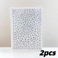自黏式水鑽貼紙 水晶髮飾 鑽石臉部貼鑽，適用於 DIY 手作、萬聖節、聖誕禮物、母親節、派對、音樂節等場合 - 彩色 - 查看 9