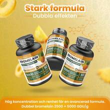 Vitastrong Bromelain Supplement 90 Tablets, Vegan Pineapple Enzyme With Centella And Dandelion, Plant-Based Formula For Fluid Balance, Daily Wellness Support, Gluten-Free - 90 Count - View 4
