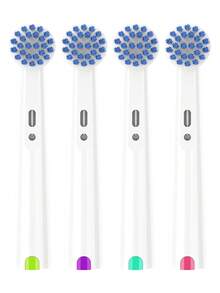 4/12入 適用於 OralB 電動牙刷替換刷頭 超軟刷毛 牙刷頭補充裝 兼容 Oralb Pro 系列電動牙刷 敏感護理適用 - 查看 14