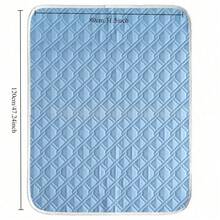 寵物冷卻墊 夏季冷卻床 超大號 小型寵物用品 貓用耐用毯 沙發貓冰墊毯 - 藍色 - 查看 17