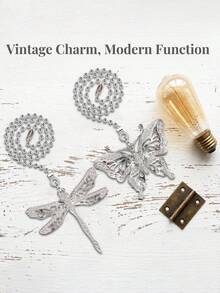 Ceiling Fan Chain - Silver - View 2