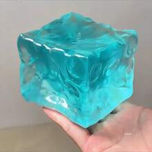 新款大號方形透明起司奶油質感捏捏樂，超柔軟易擠壓，適合青少年與成人，紓壓玩具、情緒釋放玩具、療癒玩具，ASMR，完美禮物、生日禮物、理想禮物、驚喜禮物、節日禮物、最佳禮物、禮物、聖誕禮物 - 彩色 - 查看 11
