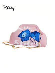 [Disney] Cartoon Pattern Clutch Shoulder Bag, Detachable Chain Party Handbag, Shopping Daily Crossbody Bag, Can Store Daily Essentials And Cosmetics - Multicolor - View 14
