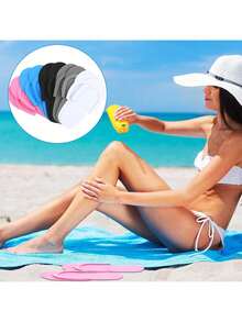 12/24 Pairs Guest Pedicure Slippers, Foam Flip Flops, Pedicure Shoes, Sandals, Women's Spa Party Supplies Wholesale, Slippers Length 26cm, Unisex - View 2