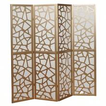 [Free Shipping] Giyano 4 Panel Screen Room Divider, Gold-XY423745 - 1 - View 5
