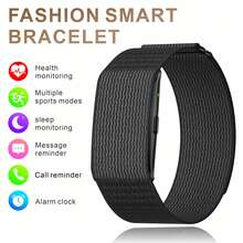 SENBONO Smart Band No Screen Sports Band Multiple Sports Modes Rechargeable Lithium Polymer Battery Heart Rate/Sleep Monitoring Incoming Call Reminder Alarm Smart Watch Sports Silicone/Nylon Strap Compatible With Phone APP - View 9