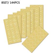 144pcs Transparent Self-Adhesive Spice Stickers Kitchen Jar Spice Bottle Labels Kitchen Labels Food Storage Stickers Waterproof Blackboard Label Stickers - View 10