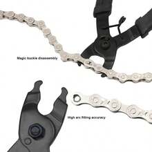 Bicycle Link Chain Buckle Pliers Road Bike Link Remover Clamp Quick Release Link Removal Repair Tool MTB Magic Button Clamp Tool - A - View 5