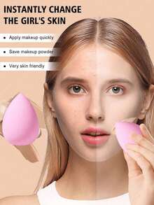 RANCAI 6pcs Triangle Makeup Sponge Puff Set, Soft Dry & Wet Dual Use Makeup Puff, Suitable For Foundation, Concealer, Loose Powder, Portable Makeup Tool, Perfect Christmas Gift For Women - Multicolor - View 6