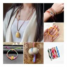 20 Rollos-hilo Chino 0.8mm,hilo Para Pulseras,macrame 900m - Color-2 - Ver 8
