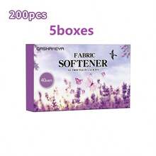 1 Box 40pcs Natural Dryer Sheets Large Capacity, Plant-Based Lavender Fabric Softener Sheets, Soften Clothes And Eliminate Static, Deodorizing Aromatherapy Laundry Sheets, Anti-Static Fragrance Sheets, Lavender Scent - Lavender Fabric Softener - View 15